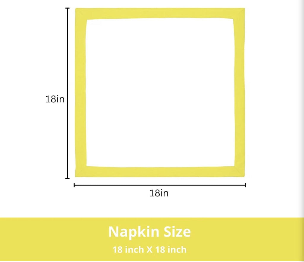 Secret Garden napkin size 18x18