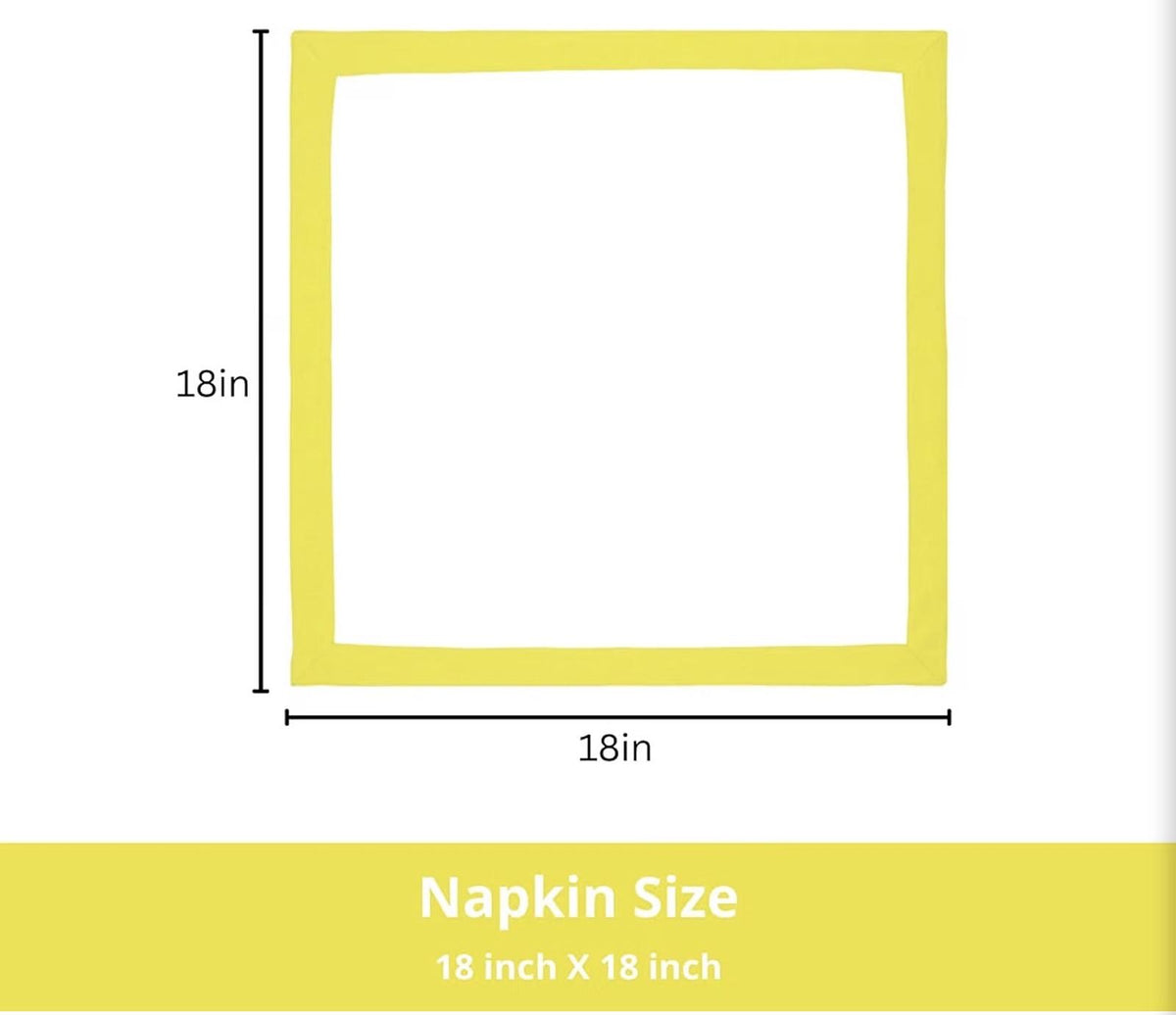 Secret Garden napkin size 18x18