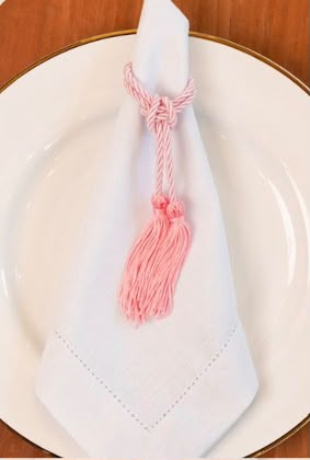 Blushing Garden table setting detail