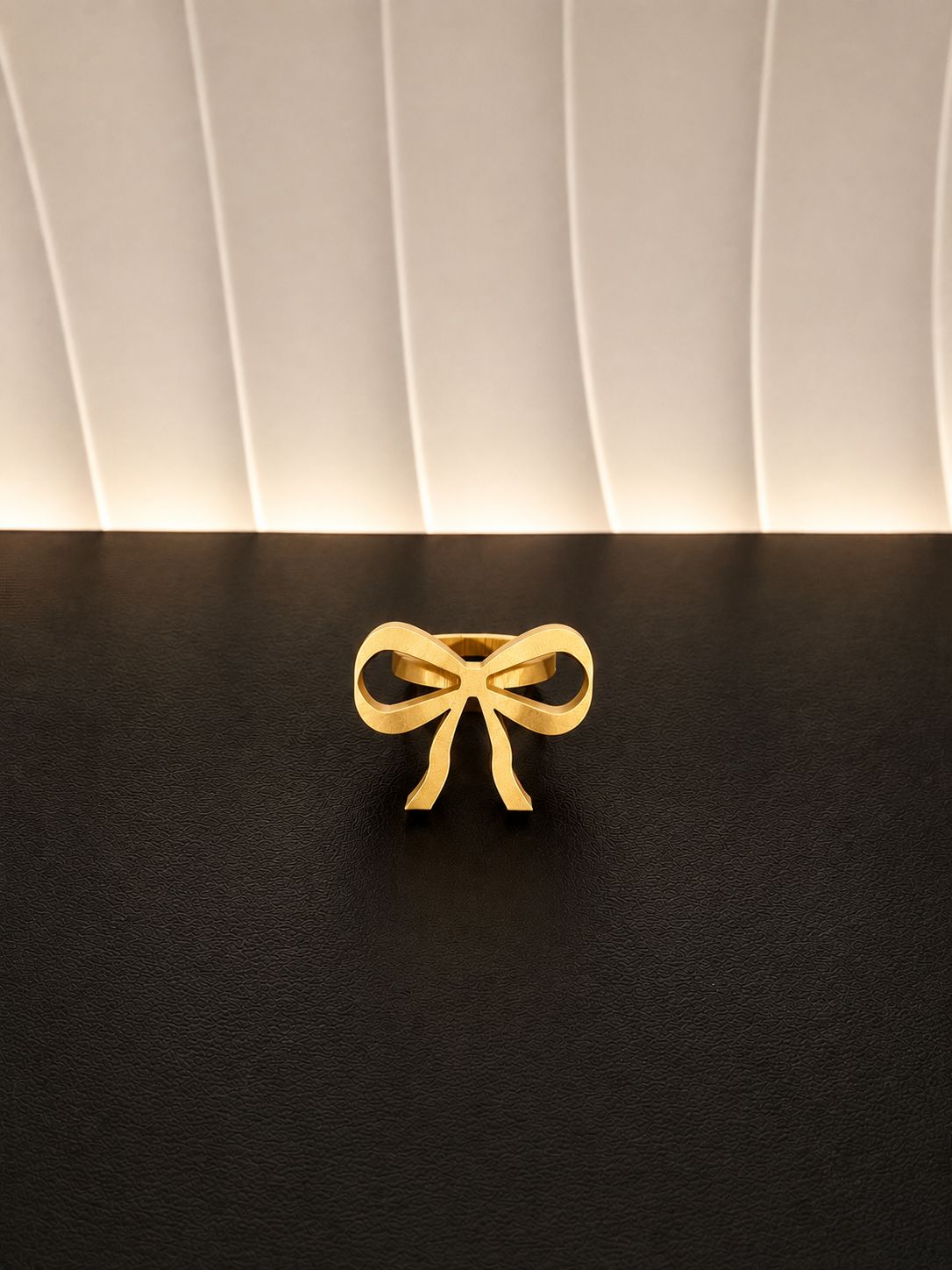 Coquette Bow Napkin Ring - Gold