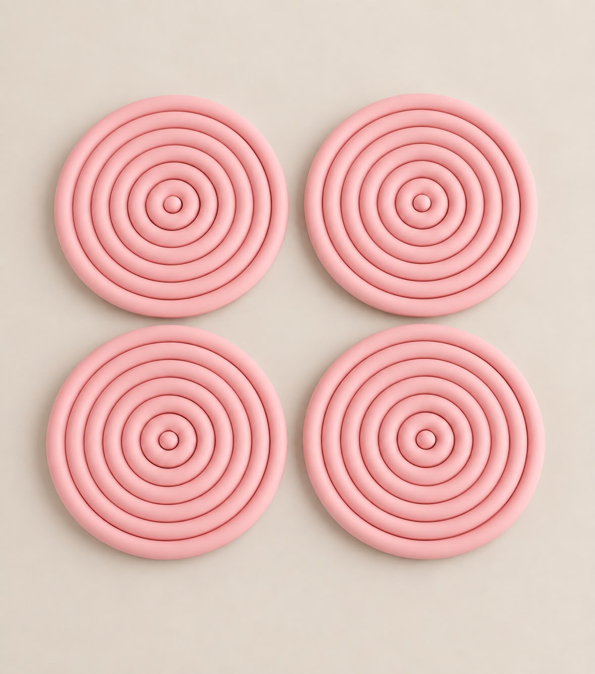 Porta Copo Bolacha Rosa