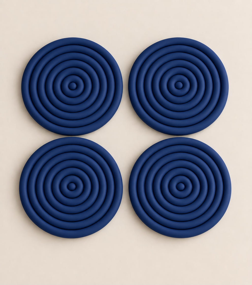 Porta Copo Bolacha Azul Marinho