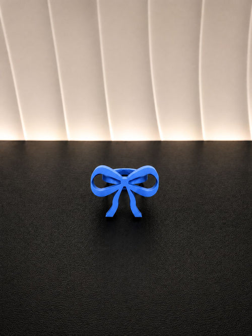 Coquette Bow Napkin Ring - Royal Blue