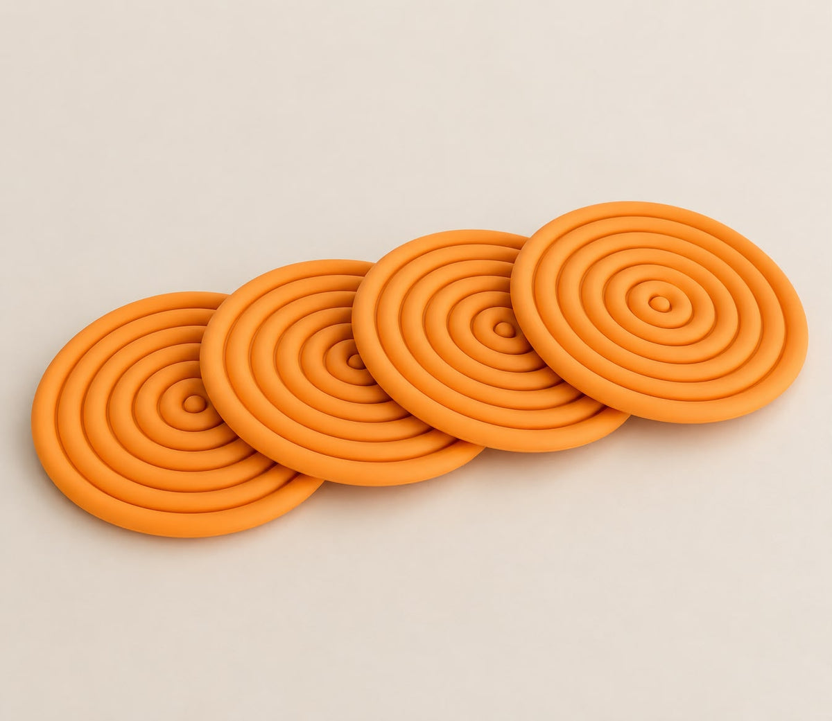 Porta Copo Bolacha Laranja