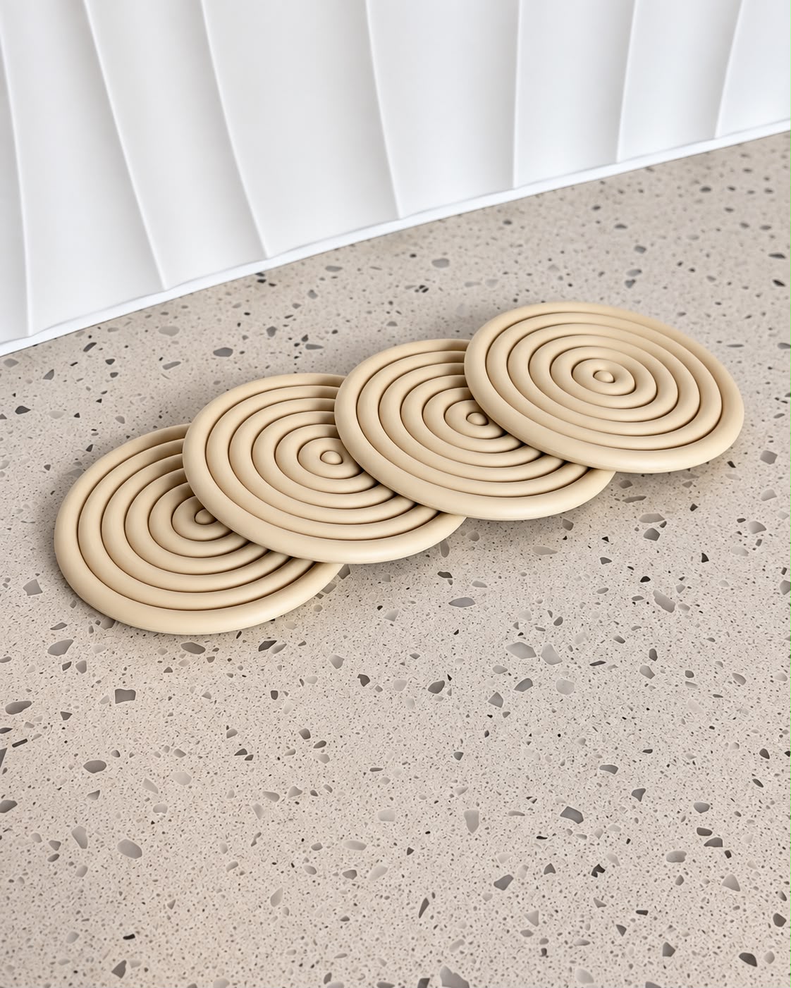 Porta Copo Bolacha Creme