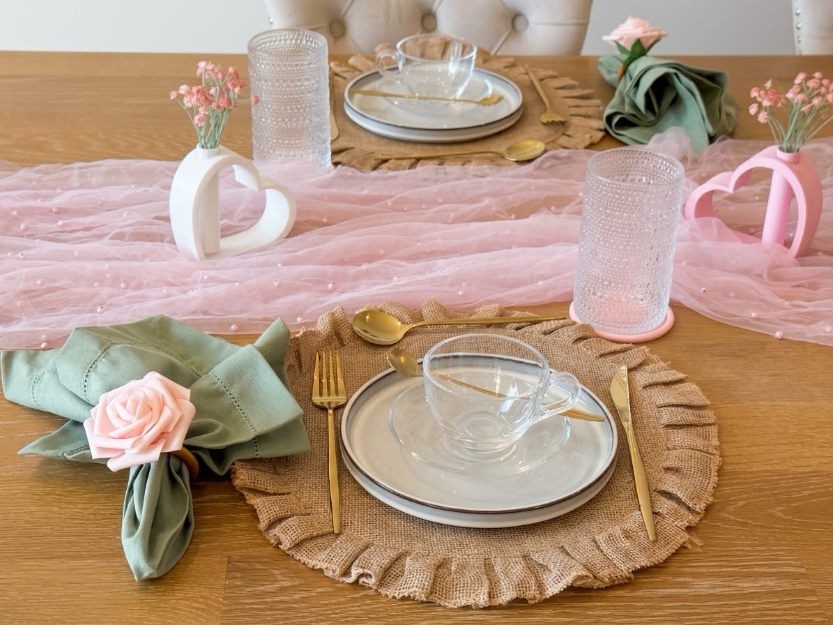 Her Garden Table Setting detail